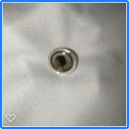 a036-Late 19th Century Antique Lithograph of Lady on Waistcoat Button