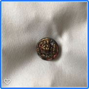 a037-20th Century Vintage Pearl  Button Called Summer by Kate Greenaway