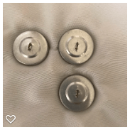 a045-Three 20th Century Vintage Junque Deco Buttons - Vintage Button ...