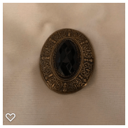 a071-Early 20th Century Vintage Jewel Button