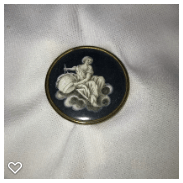 a119-18th Century Antique "Painting of Scenes of Lady Working on Baskets"