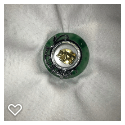 a169-20th Century Vintage Movable Button Made from Jade - Ox